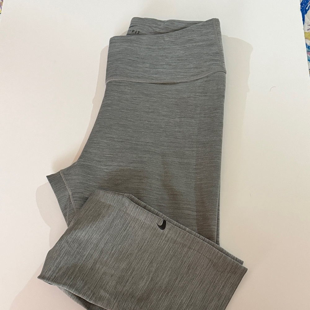 Nike Kids Heather Gray Leggings